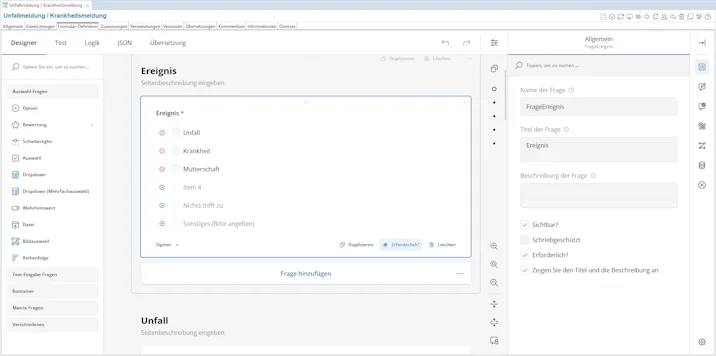 QM Software SCODi 4P - Formular Dokument